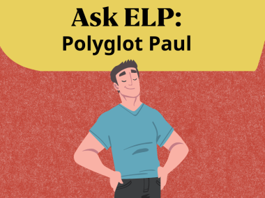 A cartoon of a man looking smug with his hands on his hips. 